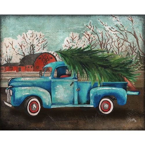 Blue Truck and Tree I