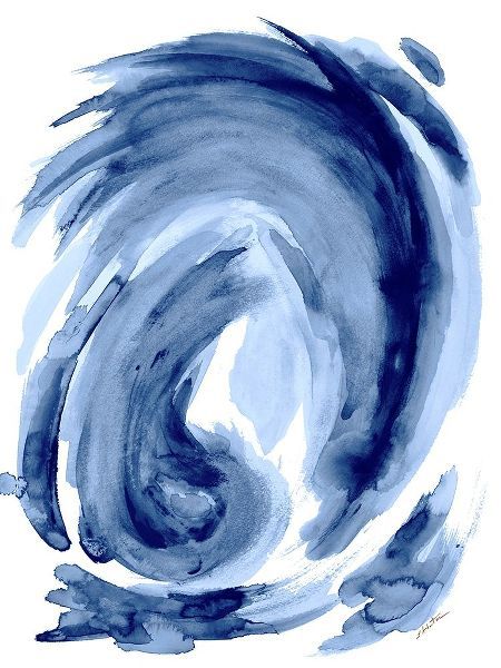 Blue Swirl I