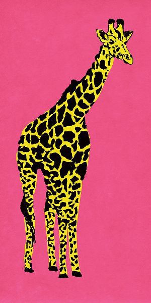 Pinto, Patricia 작가의 Giraffe on Pink 작품