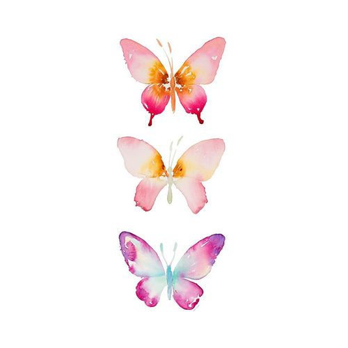 Watercolor Butterflies Panel I