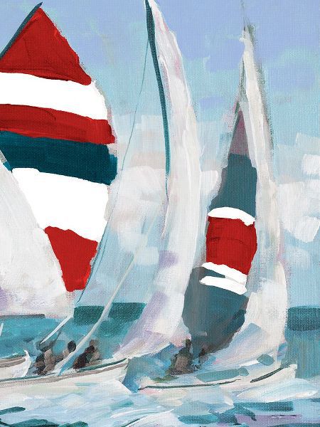 Slivka, Jane 아티스트의 Red and Blue Sail II작품입니다.