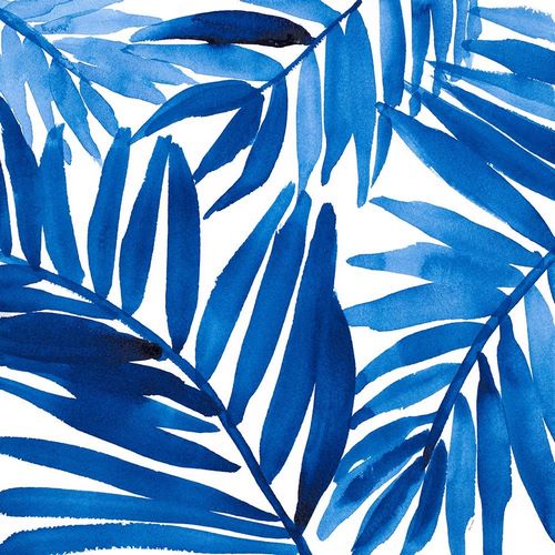 Blue Palm Design I
