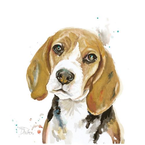 Watercolor Beagle