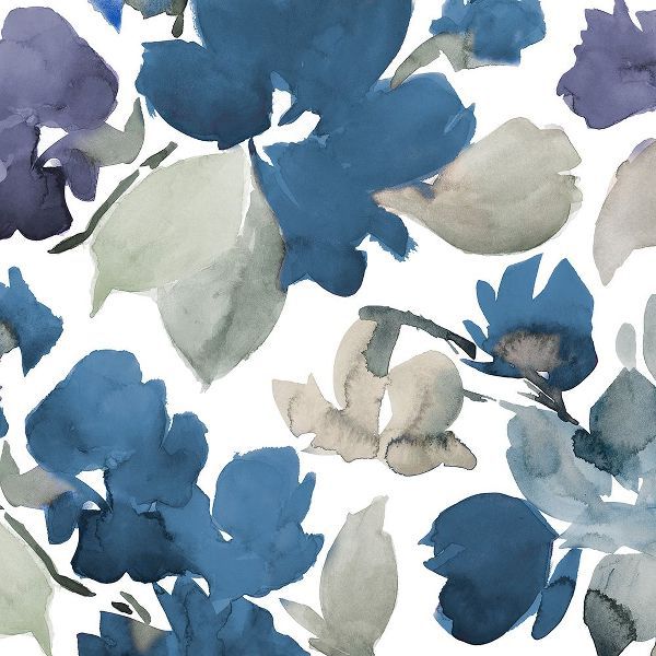 Loreth, Lanie 작가의 Glorious Blue Blooms I 작품