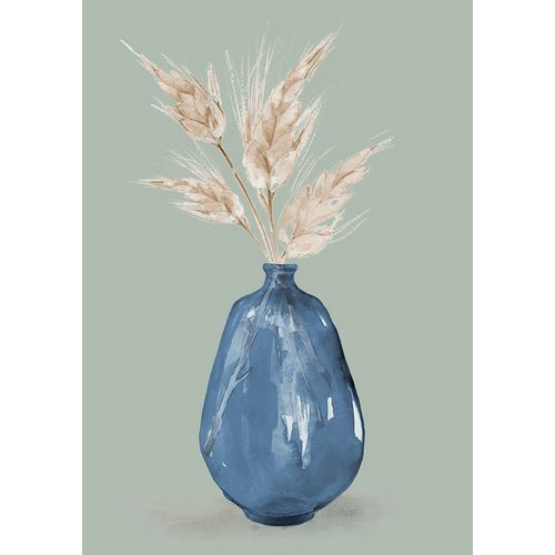 Loreth, Lanie 작가의 Oat Stems In Blue Vase 작품