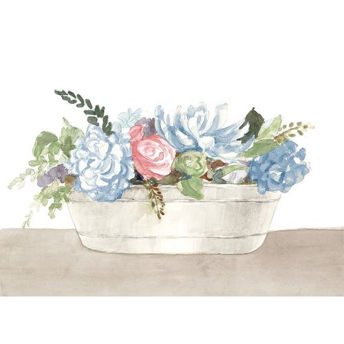 Loreth, Lanie 아티스트의 Spring Flowers in Galvanized Planter작품입니다.
