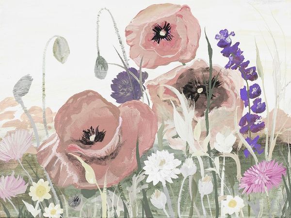 Victory Pink Poppies I