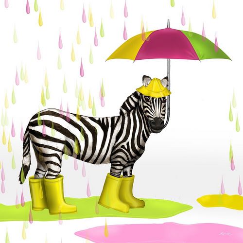 Raindrops Safari Zebra