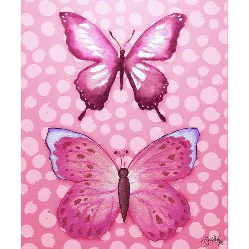 Butterfly Duo in Pink