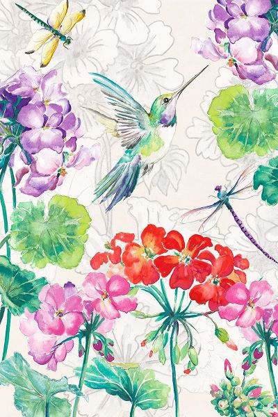 Pinto, Patricia 아티스트의 New Hummingbird Garden II작품입니다.