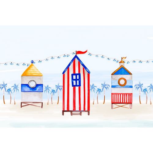 Del Sol, Ani 아티스트의 Lifeguard Houses on the Beach작품입니다.