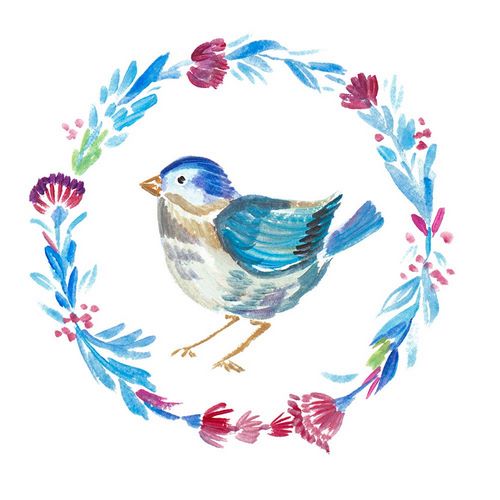 Del Sol, Ani 아티스트의 Little Bird Floral IV작품입니다.