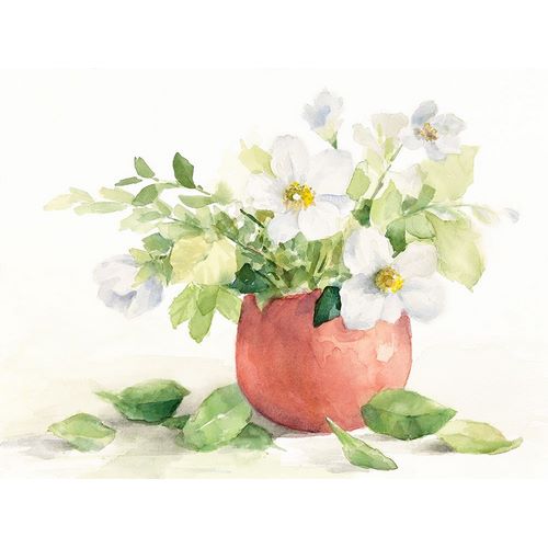 Loreth, Lanie 작가의 White Anemones in Copper Vase 작품