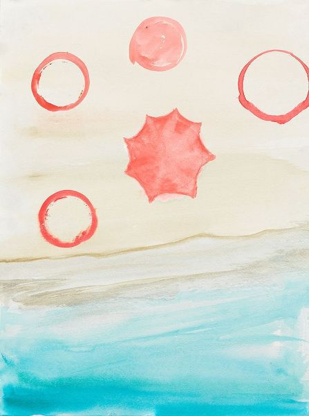 Watercolor Beach Stains II