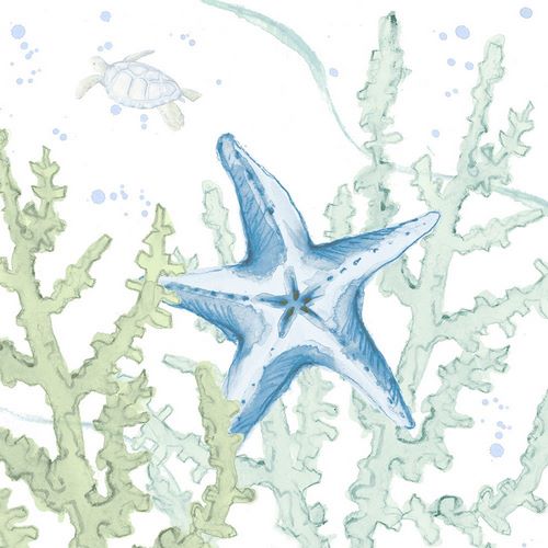 Loreth, Lanie 아티스트의 Blue Starfish In Coral작품입니다.