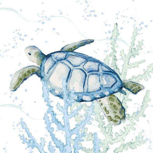 Loreth, Lanie 아티스트의 Blue Sea Turtle In Coral작품입니다.