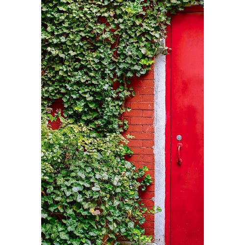 Red Garden Door