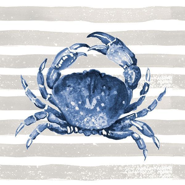 Pinto, Patricia 아티스트의 Blue Crab On Wide Stripes작품입니다.
