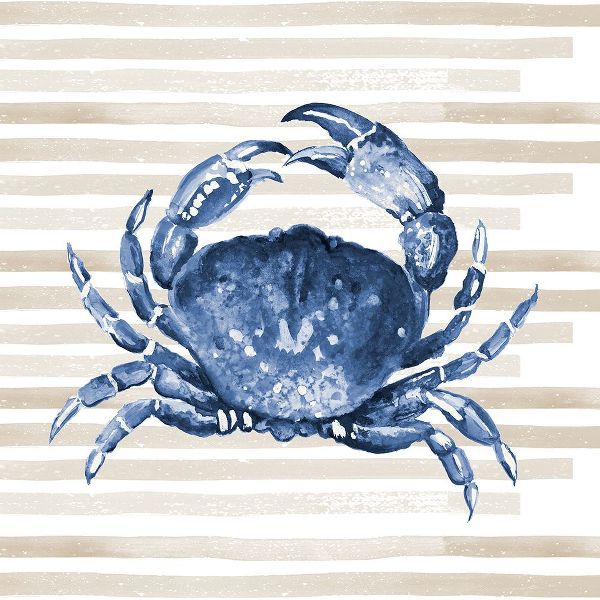 Pinto, Patricia 아티스트의 Blue Crab On Stripes작품입니다.