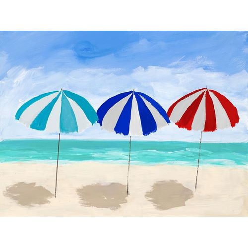 Beach Umbrella Trio