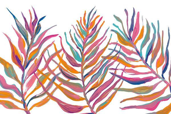 Colorful Palm Leaves IV