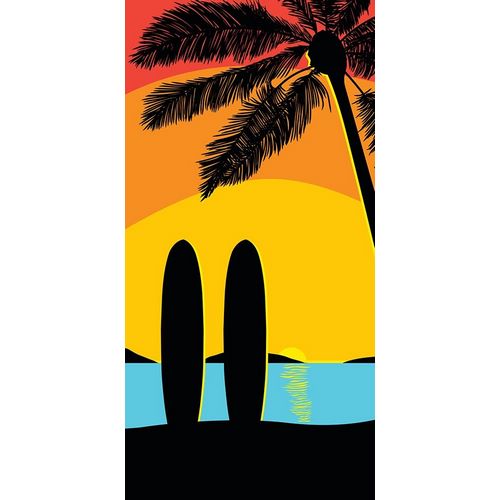 Sunset Surf Panel