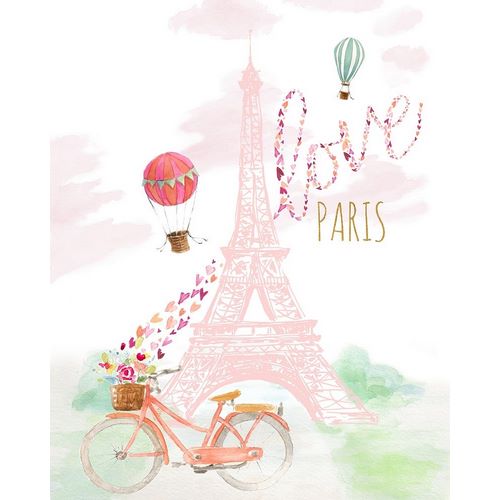 Pink Eiffel Bike Ride