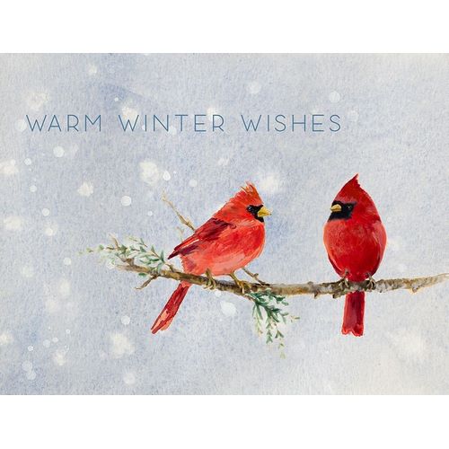 Northern Cardinals Warm Winter Wishes