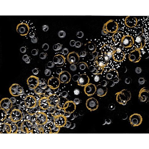 Black and Gold Bubbles II