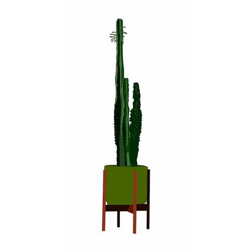 Modern Cacti Pot I