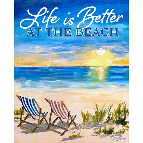 DeRice, Julie 작가의 Life Is Better At The Beach 작품