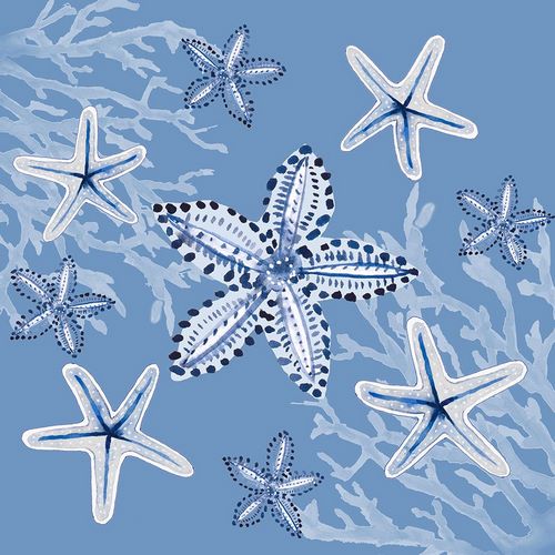Loreth, Lanie 아티스트의 Indigo Dots Starfish Seascape작품입니다.