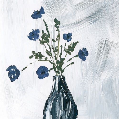 Price, Lucille 아티스트의 Dusty Blue Floral Spray작품입니다.