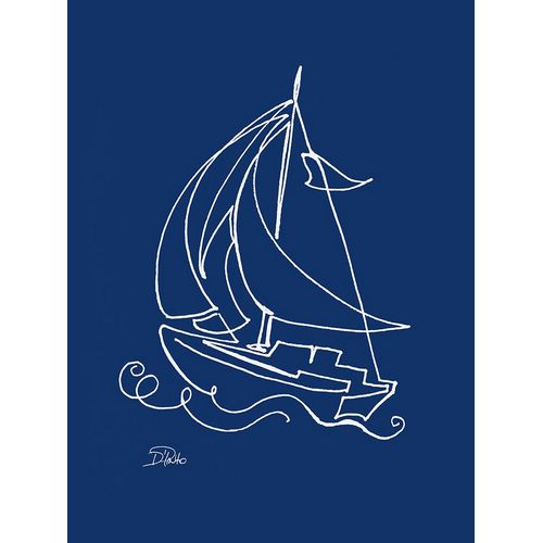 Pinto, Patricia 작가의 Little Sail On Blue 작품