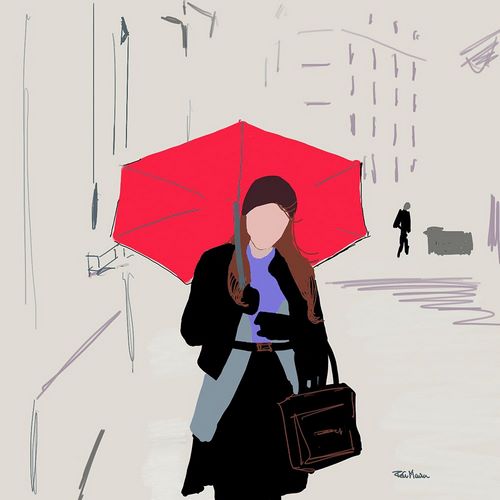 Maria, Robin 아티스트의 Rainy Stroll작품입니다.