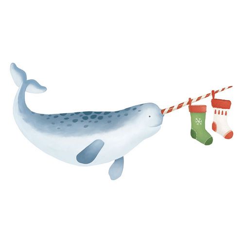 Sheppard, Lucca 아티스트의 Christmas Whale Narwhal작품입니다.