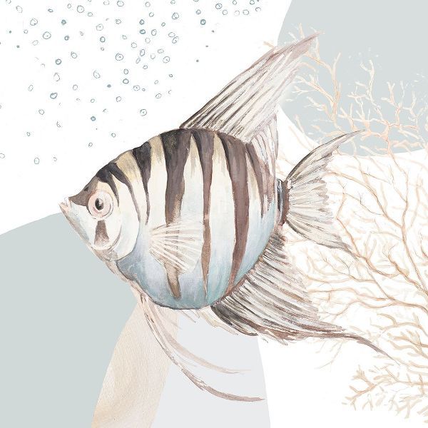 Pinto, Patricia 아티스트의 Ocean Oasis Bubbles Striped Fish작품입니다.