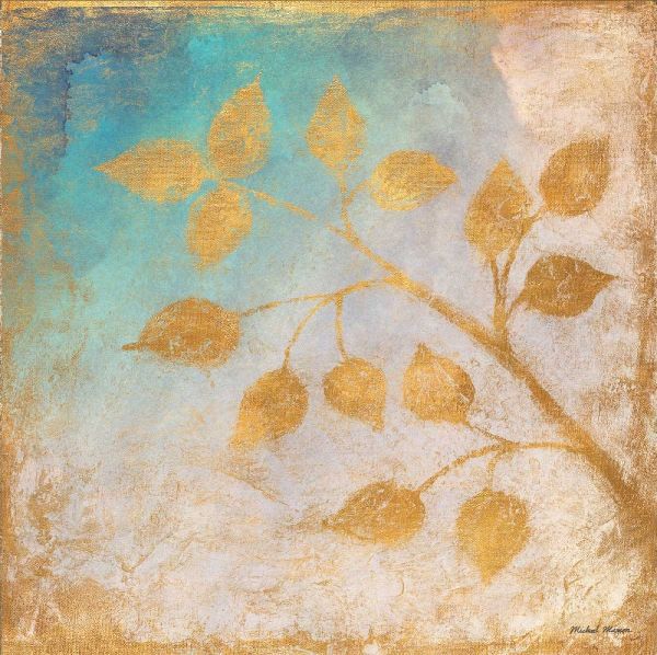Gold Leaves on Blues II