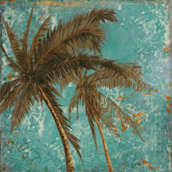 Palm on Turquoise II