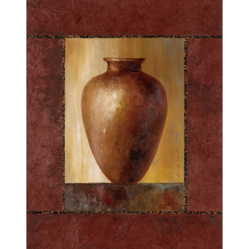 Mahogany Pottery Vase