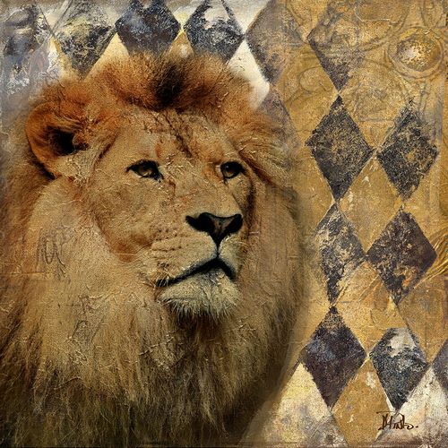 Pinto, Patricia 작가의 Golden Safari IV (Lion) 작품
