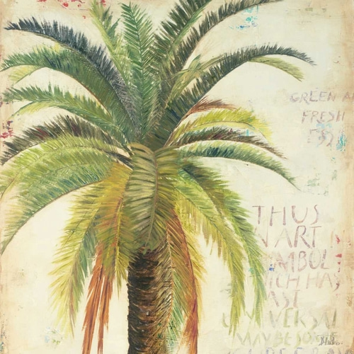 Palms and Scrolls Square II