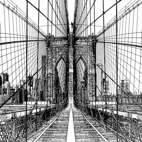Brooklyn Bridge Sketch