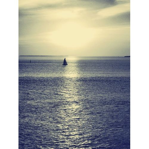 Sailboat at Blue Sunset