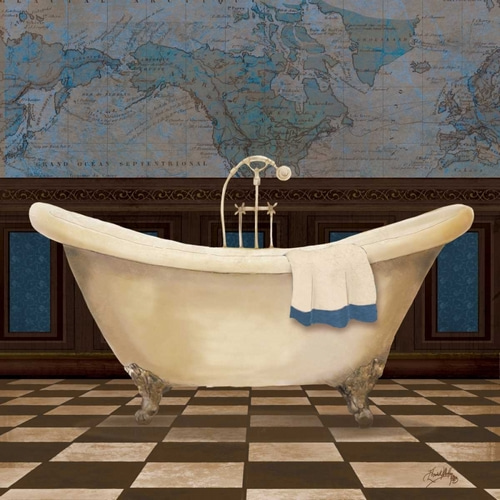 Blue Historic Bath I