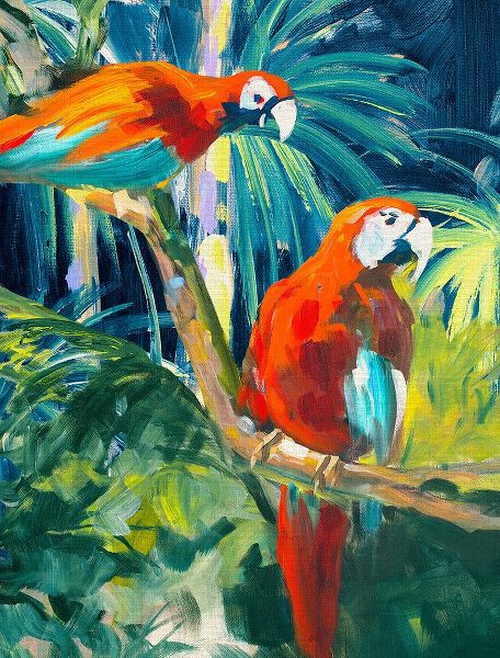 Slivka, Jane 아티스트의 Parrots in Tropics II작품입니다.