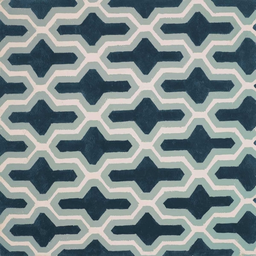 Blue Lattice Pattern I