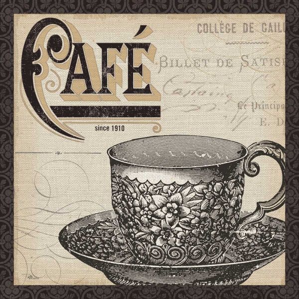 Antique Cafe II with Border