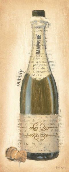Bubbly Champagne Bottle