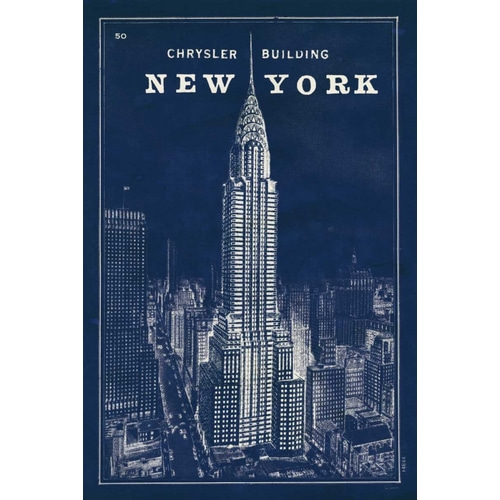 Blueprint Map New York Chrysler Building